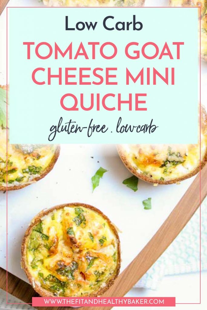 Low Carb Tomato Goat Cheese Quiche